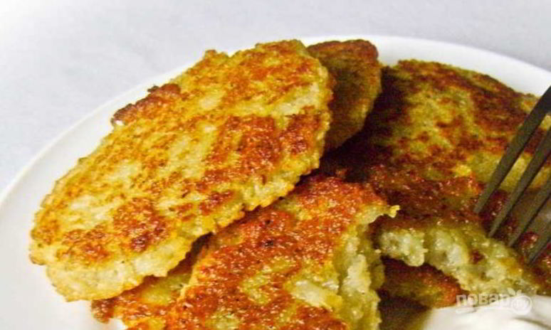 Рецепт постных драников картофельных
