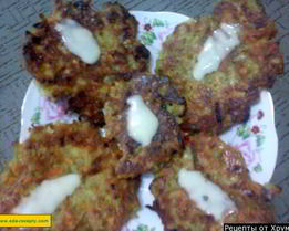 Постные драники с луком и морковкой