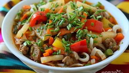 Дунганская лапша