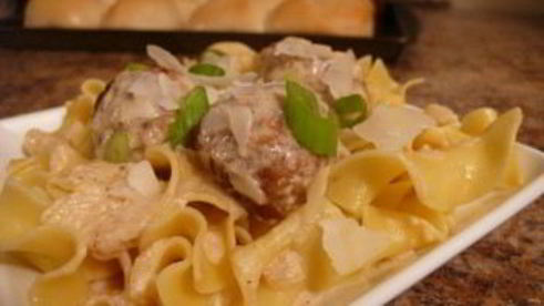 фрикадельки из индейки в сливочном соусе