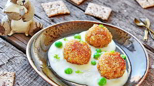 Фрикадельки из свинины с картофелем