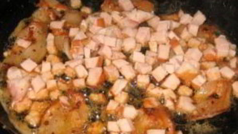 фрикадельки из ветчины