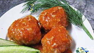 Фрикадельки на пару в мультиварке