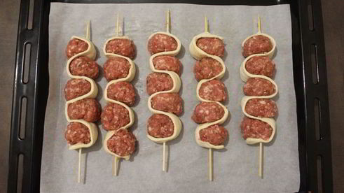 фрикадельки на шпажках