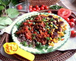 Фрикадельки с гречкой