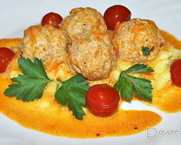 Фрикадельки с кабачком