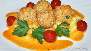 Фрикадельки с кабачком