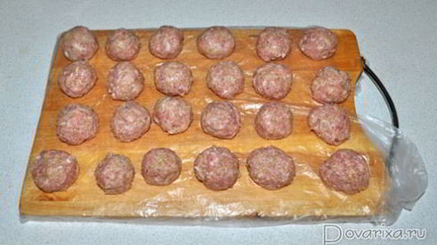фрикадельки с кабачком