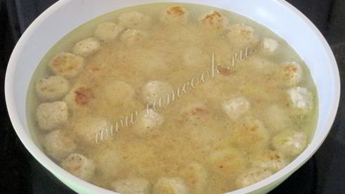 фрикадельки с рисом