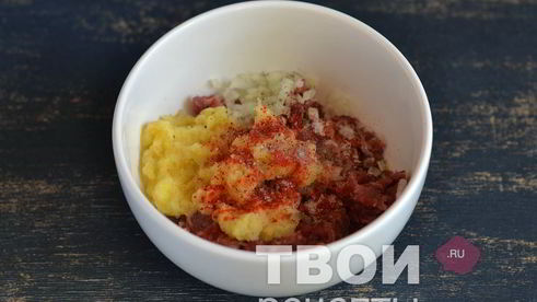 фрикадельки с яблоками