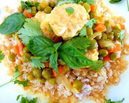 Фрикадельки в кокосовом молоке