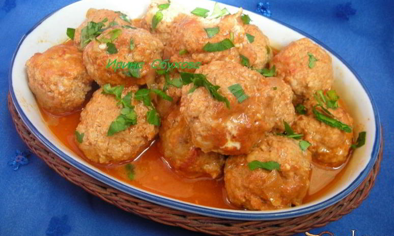 Рецепт фрикаделек в томатном соусе