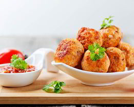 Куриные фрикадельки с луком-пореем