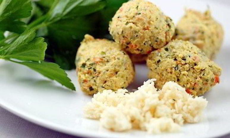 Рецепт рыбных фрикаделек с рисом на пару