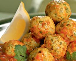 Рыбные фрикадельки в имбирном соусе