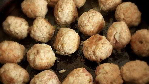 сливочная тыква с фрикадельками