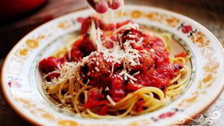 Спагетти с фрикадельками