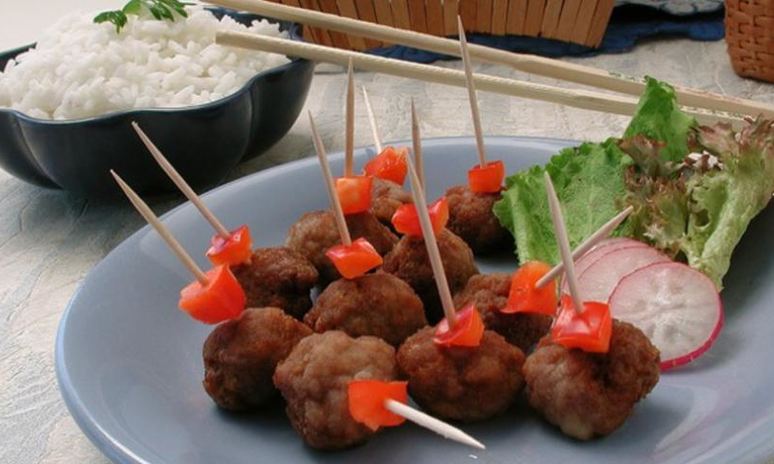 Рецепт свиных фрикаделек по-тайски