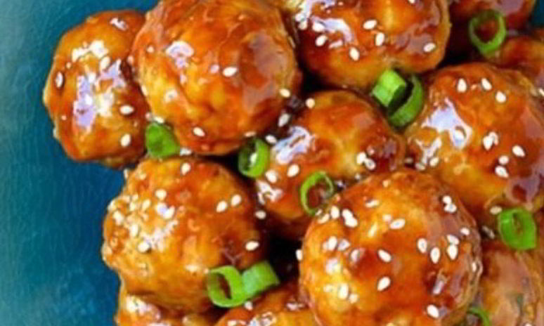 Рецепт запеченых куриных фрикаделек терияки