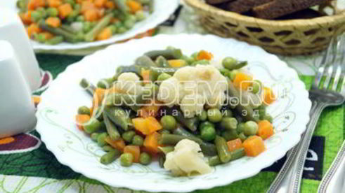 гарнир из овощей