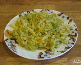 Гарнир к жареным кабачкам