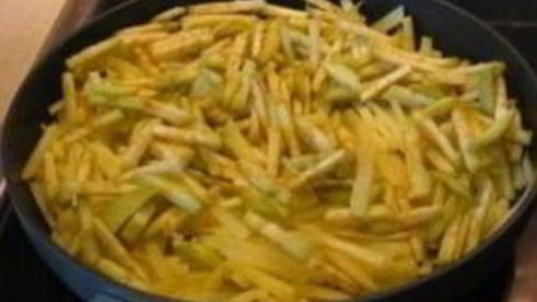 гарнир к жареным кабачкам