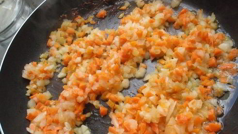 чечевица с лисичками