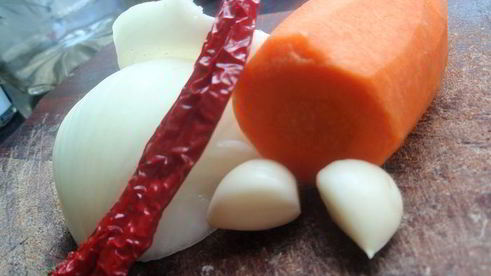 чечевица с лисичками