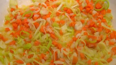 чечевица с овощами для детей