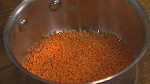 чечевица с овощами для детей