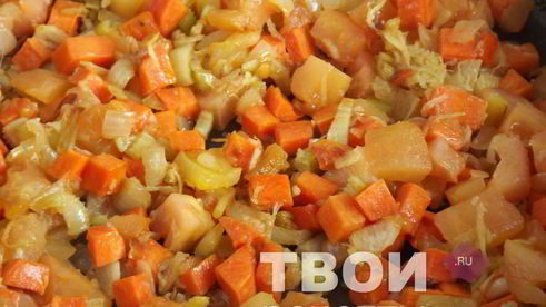 чечевица с овощами