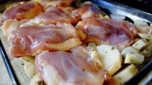 картофель курино-грибной