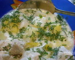 Картофель под молочным соусом