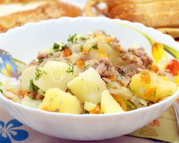 Картофель с фаршем