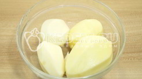 картофель с фаршем