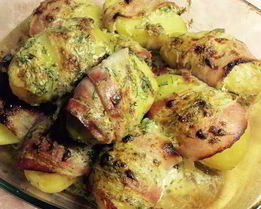 Картофель в беконе