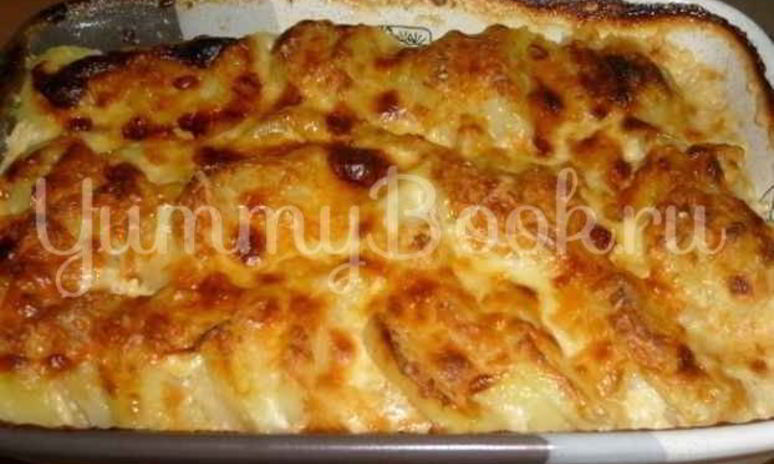 Рецепт картофеля в духовке под соусом