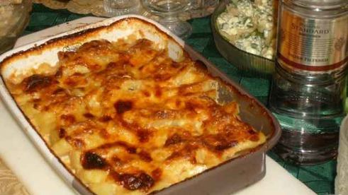 картофель в духовке под соусом