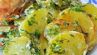 Картофель в сливках