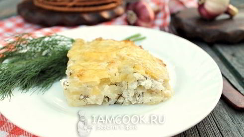 картошка со сметаной и чесноком в духовке