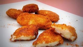 Крокеты с сыром и ветчиной