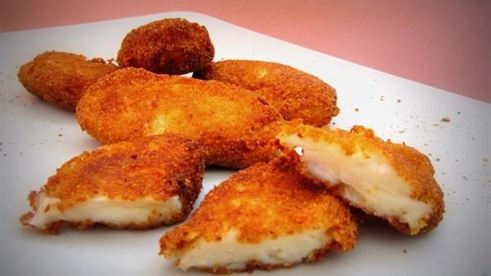 крокеты с сыром и ветчиной