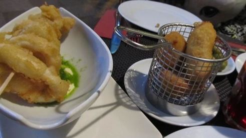 крокеты с сыром и ветчиной