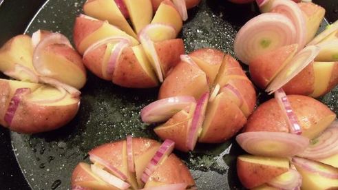 пряная жареная картошка в аэрогриле