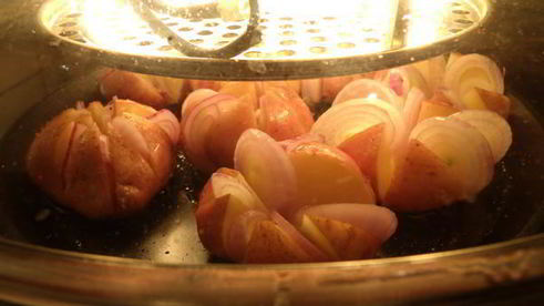 пряная жареная картошка в аэрогриле