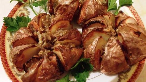 пряная жареная картошка в аэрогриле