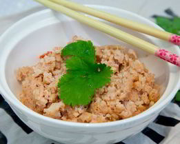 Рис из цветной капусты с овощами