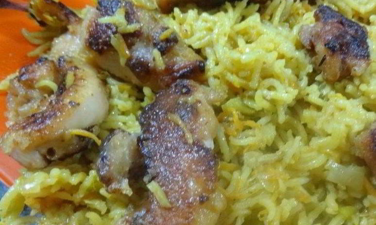 Рецепт риса карри в кокосовом молоке с курицей по-анирийски