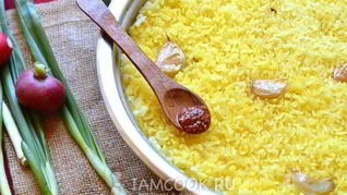 Рис на сковороде