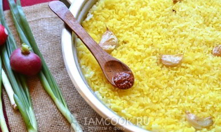 Рецепт риса на сковороде